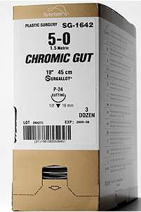 Covidien - Suture without Needle Chromic Gut Absorbable Uncoated Size 0 30 Inch Suture - G-254