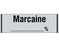 Shamrock - Drug Label Anesthesia Label Marcaine______% Gray 1/2 X 1 Inch - SA-306
