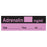 Precision Dynamics Pre-Printed Label Anesthesia Label Adrenalin mg/ml/Date___Time___Int.___ Violet 1/2 X 1-1/2 Inch - AN-31