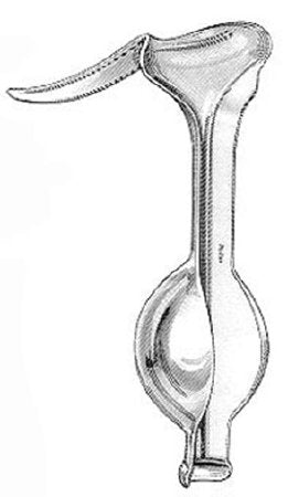 Miltex Miltex Vaginal Speculum Steiner-Auvard NonSterile Surgical Grade German Stainless Steel Single-ended Weighted 2.5 lbs. Reusable Without Light Source Capability - 30-195