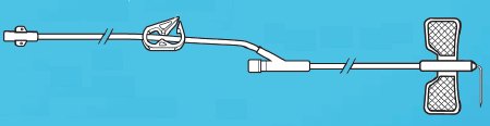 Kawasumi - Huber Infusion Set 20 Gauge 1 Inch 11 Inch Tubing Y-Site Port - PI01Y01