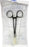Medical Action Industries Hemostatic Forceps Mosquito 5-1/2 Inch Floor Grade Stainless Steel Ratchet Lock Finger Ring Handle Curved Serrated Tip - 56307