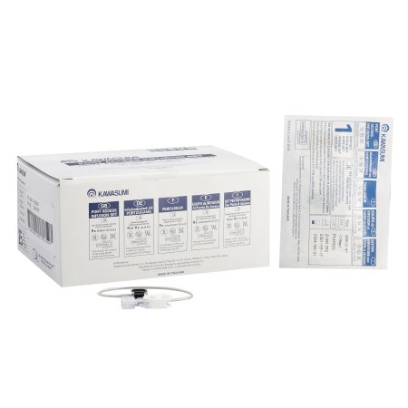 Kawasumi - Huber Infusion Set 22 Gauge 3/4 Inch 8 Inch Tubing Without Port - PI03020