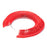 Health Care Logistics - Padlock Seal Numbered Red Plastic 1-1/2 X 1-7/8 Inch - 7901