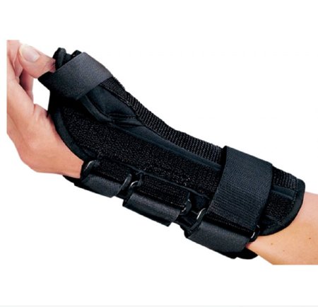 ProCare ComfortFORM - Wrist Brace with Abducted Thumb Aluminum / Foam / Spandex / Plastic Right Hand Black Medium - 79-87305
