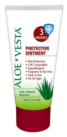 Convatec Aloe Vesta Skin Protectant 2 oz. Tube Unscented Ointment CHG Compatible - 324913