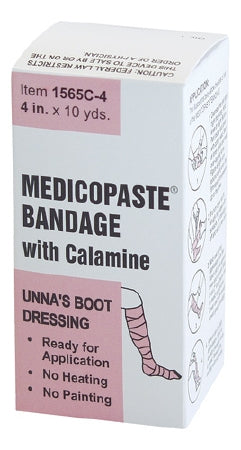 Graham-Field Medicopaste Unna Boot Bandage 4 Inch X 10 Yard Premium Gauze Zinc Oxide Paste - 1565 4