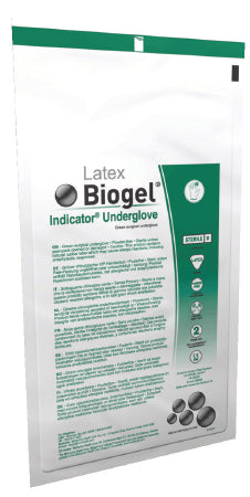 Molnlycke Biogel Indicator Underglove Powder Free Latex Green Size 5.5 - 31255