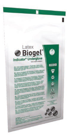 Biogel Indicator - Underglove Size 5.5 Sterile Pair Latex Smooth Green - 31255