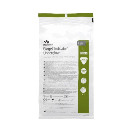 Biogel Indicator - Underglove Size 8.5 Sterile Pair Latex Smooth Green - 31285