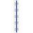 Tabbies Alphabetical Exhibit Index Tabs "INDEX", Blue Color Edge - 1" in, 5 packs per Box - 58015