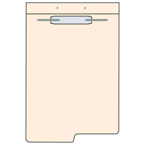Tabbies Fileback Dividers, Manila - 100 per Pack