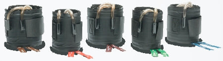 A.T.S. - Cylindrical Tourniquet Cuff 12 Inch Length Dual Port, Single Bladder, Dual Hose, Without Sleeve, Positive Lock Connection - 60707010200