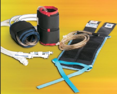 A.T.S. - Cylindrical Tourniquet Cuff 18 Inch Length Dual Port, Single Bladder, Dual Hose - 60707010300
