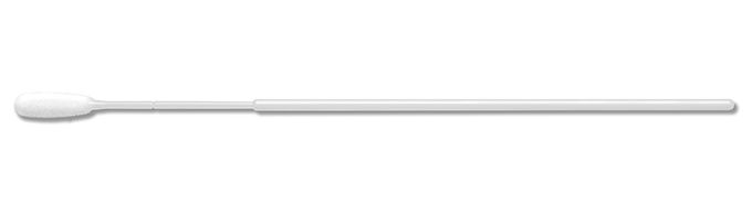 Elongated Flock Tipped Applicator with Plastic Handle