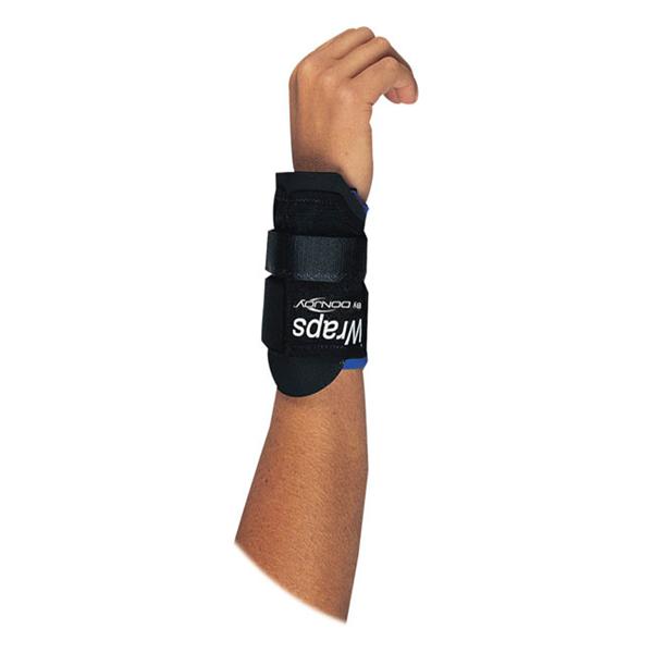 DJO Wrap Donjoy Adult Wrist Nylon/Neoprene Black Size Medium Universal Ea - 11-0386-3-06060