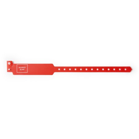 Sentry SuperBand - Identification Wristband Alert Band Permanent Snap Allergy Alert - 5052-16-PDJ