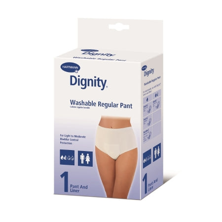 Dignity - Protective Underwear with Liner Unisex Cotton / Polyester Small Pull On Reusable - 16902