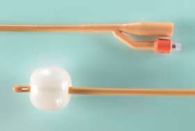 Bardex I.C. - Foley Catheter 2-Way Standard Tip 5 cc Balloon 22 Fr. Red Rubber - 0196SI22