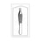 Econo - Tissue Forceps Adson 4-3/4 Inch Length Floor Grade Pakistan Stainless Steel Sterile NonLocking Thumb Handle Straight Serrated Tips with 1 X 2 Teeth - 96-2573