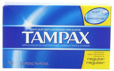 The Palm Tree Group Tampax Tampon Regular Absorbency Cardboard Applicator - 7301021409