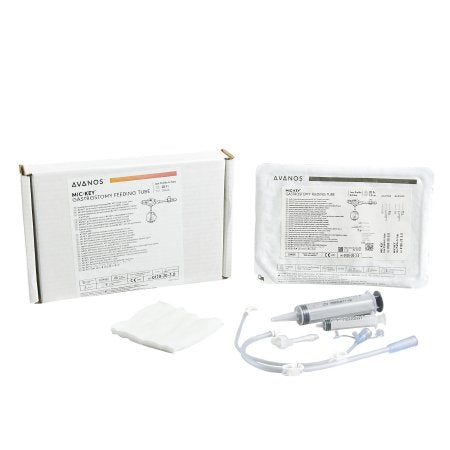 MIC-Key - Gastrostomy Feeding Tube Kit 20 Fr. 3.0 cm Tube Silicone Sterile - 0120-20-3.0