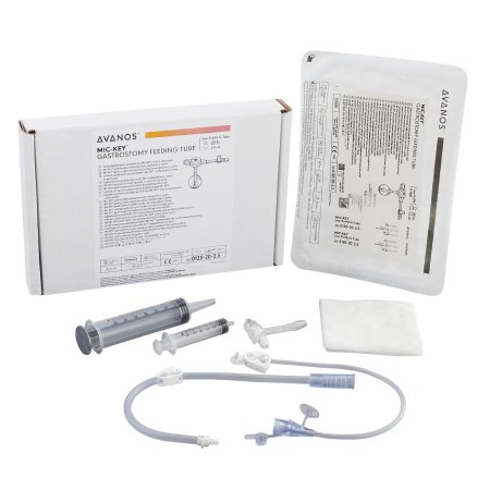 MIC-Key - Gastrostomy Feeding Tube Kit 20 Fr. 3.5 cm Tube Silicone Sterile - 0120-20-3.5
