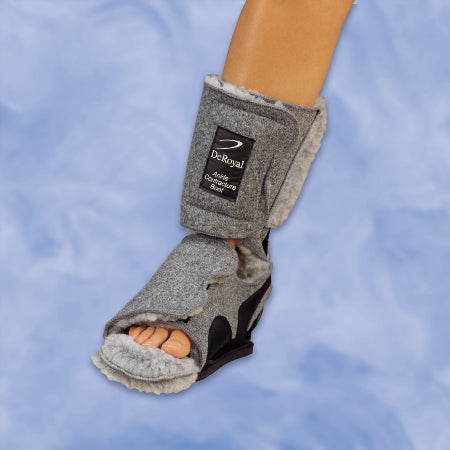Deroyal Foot Drop Brace  Medium Hook And Loop Closure Left Or Right Foot - 4307C