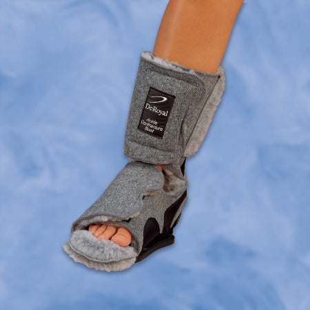 Deroyal Ankle Contracture Boot  Large Hook And Loop Closure Left Or Right Foot - 4307D