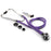 McKesson LUMEON - Sprague Stethoscope Lavender 2-Tube 22 Inch Tube Double-Sided Chestpiece - 01-641LVGM