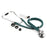 McKesson LUMEON - Sprague Stethoscope Teal Blue 2-Tube 22 Inch Tube Double-Sided Chestpiece - 01-641TLGM