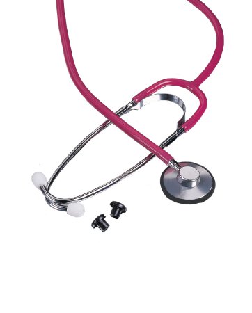 McKesson McKesson Classic Stethoscope Black 1-Tube 21 Inch Tube Single Head Chestpiece - 01-660BKG
