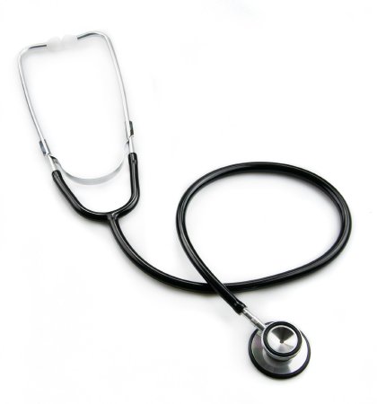 McKesson McKesson Classic Stethoscope Black 1-Tube 22 Inch Tube Double Sided Chestpiece - 01-670BKG