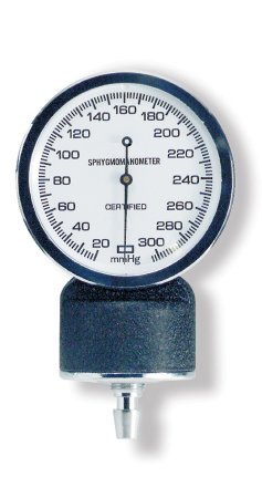 McKesson McKesson Blood Pressure Unit Gauge Black Body, White Face with Black Numbers Standard Aneroid Sphygmomanometers (01-775 Series) - 01-809G