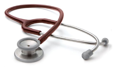 Adscope 603 - Classic Stethoscope Burgundy 1-Tube 22 Inch Tube Double-Sided Chestpiece - 603BD