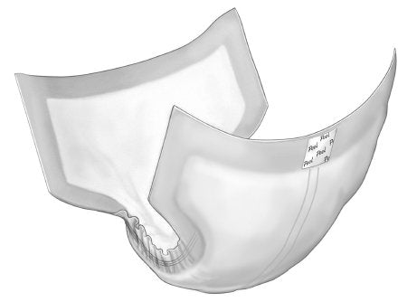 Cardinal Simplicity Incontinence Liner 21 Inch Length Moderate Absorbency Polymer One Size Fits Most Unisex Disposable - 1040