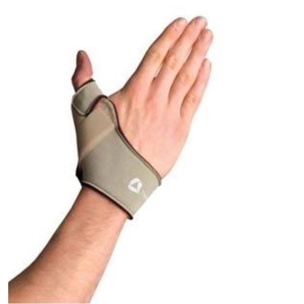 United Pacific Industries Splint Flexible Thermoskin Adult Thumb Beige Size Medium Left Each - 84263