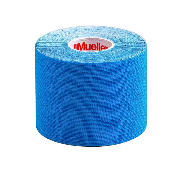 Mueller Sports Medicine Tape Kinesiology Cotton/Elastic 2"X16.5 Blue 6/Cr - 27367