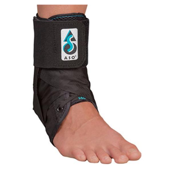 Medical Specialties Brace Stabilizing Aso Max Ankle Ballistic Nylon Bilateral Black Size X-Large Ea - 264046