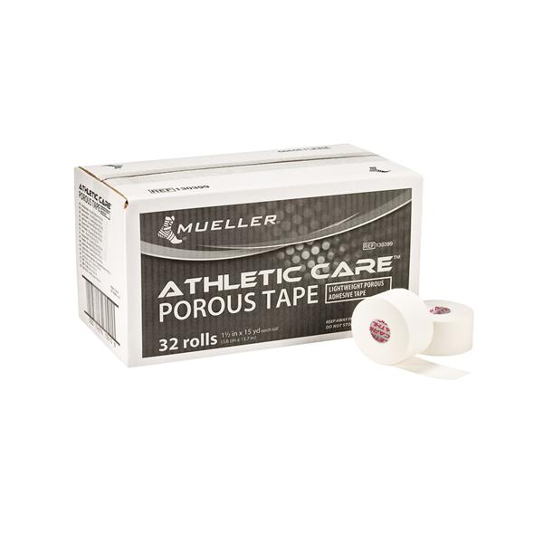 Mueller Sports Medicine Tape Athletic Cotton/Zinc Oxide 1.5"X15Yd White 32/Ca - 130399