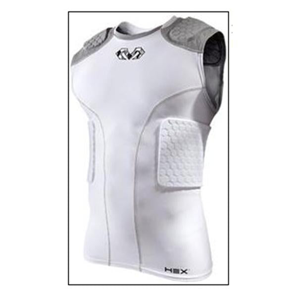 McDavid Shirt Athletic Hex White/Gray Size 2X-Large Ea - 7932-WG-2XL