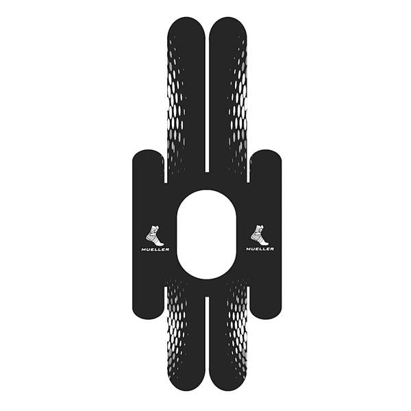 Mueller Sports Medicine Tape Kinesiology Easyfit Cloth Pre Cut Adhesive Black Ea - 23584