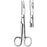 Surgi-OR - Operating Scissors 5-1/2 Inch Length Office Grade Stainless Steel NonSterile Finger Ring Handle Curved Blunt Tip / Blunt Tip - 95-299