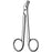 Sklar Surgi-OR Wire Cutting Scissors 4-3/4 Inch Length Office Grade Stainless Steel NonSterile Finger Ring Handle Angled Blunt/Blunt - 95-364