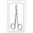 Econo - Iris Scissors 4-1/2 Inch Length Floor Grade Stainless Steel Sterile Finger Ring Handle Straight Sharp Tip / Sharp Tip - 96-2504