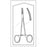 Econo - Mosquito Forceps Halsted 5 Inch Length Floor Grade Pakistan Stainless Steel Sterile Ratchet Lock Finger Ring Handle Curved Serrated Tip - 96-2539
