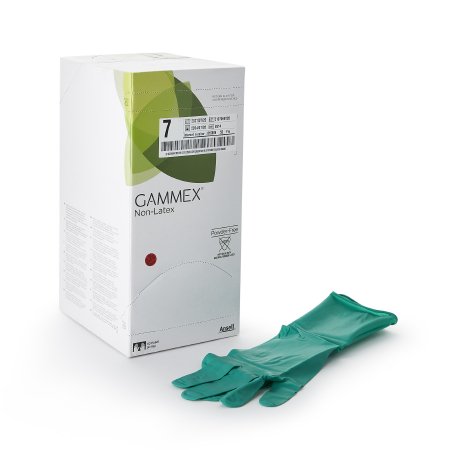 Derma Prene Ultra - Surgical Glove Size 7 Sterile Pair Polyisoprene Extended Cuff Length Smooth Green Chemo Tested - 8514