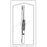 Sklar Econo Dressing Forceps 5 Inch Floor Grade Stainless Steel Sterile NonLocking Thumb Handle Straight Serrated Tip - 96-2569