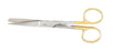 Miltex Miltex Operating Scissors 5-1/2 Inch Length OR Grade Stainless Steel (German) / Tungsten Carbide NonSterile Finger Ring Handle Straight Blade Sharp/Blunt - 5-16TC