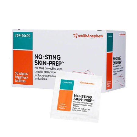 No-Sting Skin-Prep - Skin Barrier Wipe 75 to 100% Strength Hexamethyldisiloxane / Acrylate Copolymer Individual Packet Sterile - 59420600